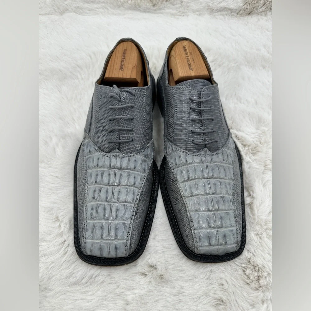 David‎ Eden Mens Genuine Alligator Lizard Shoes 10.5 Men’s oxfords